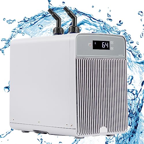 Poafamx Aquarium Chiller 42Gal Hydroponics Water Chiller 1/10 HP for