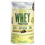 Reserveage - Grass Fed Whey Protein, Minimally Processed with High Biological Value, Chocolate, 12 Servings (12.7 oz)