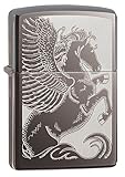 Zippo Pegasus  Black Ice Pocket Lighter