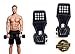 RIMSports Weight Lifting Grip Hooks with Wrist Protector for Deadlifting & Bodybuilding - Gym Exercise Hand Gloves with Palm Pads That Molds in Shape for Extra Security (Black Gray Dots)