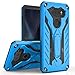 LG V30 Case - Zizo [Static Series] Shockproof [Military Grade Drop Tested] w/ Kickstand [LG V30 Heavy Duty Case] Impact Resistant, Blue/Black