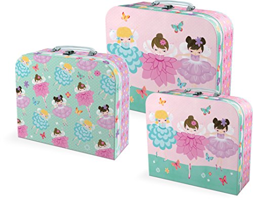 Punch Studio Children Nesting Suitcase Boxes - Ballerina Tiny Dancers