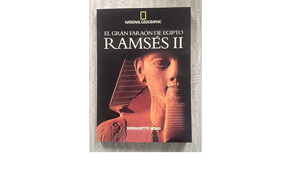 Gran Faraon De Egipto Ramses Ii Menu Bernadette 9788478714735 Amazon Com Books