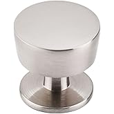 Top Knobs M1122 Nouveau III Collection 1-3/16" Essex Knob, Brushed Satin Nickel