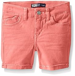 Levi's Girls' Denim Shorty Shorts