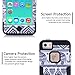 iPhone 5C Case,iPhone 5C Elephant case,TOPSKY(TM) Thailand Elephant Tribe Pattern 3 Layer Heavy Duty High Impact Hybrid Case for iPhone 5C,with Screen Protector and Stylus,(5CKKDX,Black)