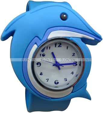 Cute Dibujos Animados Slap Watch Delfines diseño con Flexible ...