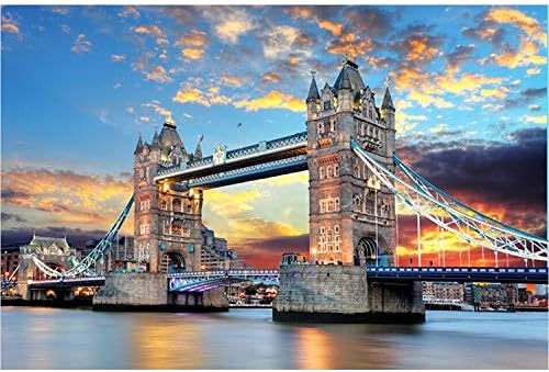 1000/5000 Pieces Jigsaws Puzzles for Adults Children,Starry Sky Landscape Oil Painting, Wooden Classic Puzzles, Relaxing Gift (Color : A, Size : 5000pcs)