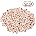 BronaGrand 300pcs 6mm Natural Color Round Ball Wood Spacer Beads Jewelry Findings Charms