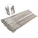 1 mm Coated Lapidary Drill Hole Needle Solid Bits for Jewelry Agate 20Pcs