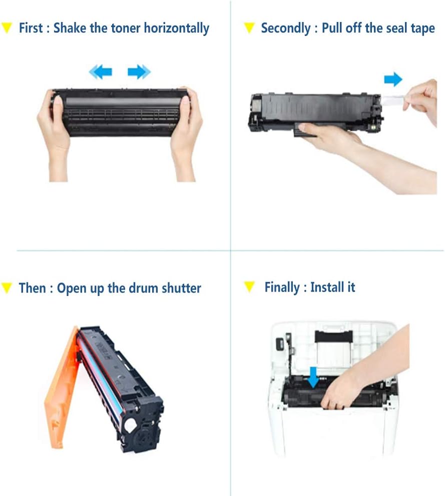 RapmininK Replacement for HP 201X 201A for HP Color LaserJet Pro MFP M277dw Pro M252dw, CF400X-1SET, CF400X-1SET - Image 3