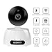 WiFi Home Security Camera with Pan Tilt Zoom, 1080P Wireless IP Indoor Camera with 2 Way Audio,Motion Detection,Night Vision for Pet Baby Monitor (White)