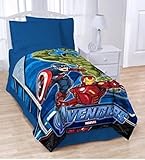 Marvel Avengers Super Plush Twin / Full Micro Raschel Bed Blanket - 62