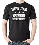 New Dad 2016 T-shirt Father's Day Gift