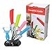 Ceramic Knife Set, Yuteea 6 Piece Kicthen Knife Set and Vegetable Peeler Set with Adjustable Holder Stand