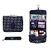 Cocoly Portable Hanging Toiletry Bag Travel Organizer Cosmetic Bag for Women Makeup or Men Shaving Kit with Hanging Hook