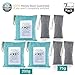 Nature Fresh Air Purifier Bags Bamboo Charcoal Air Purifying Bag, Activated Charcoal Odor Absorber for Home, Cars, Shoes, Closets, Pets, 200g, 75g 7-Piece Value Pack