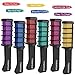 Hair Chalk Comb 6pcs Shimmer Temporary Hair Color Cream, Birthday Gifts for Girls