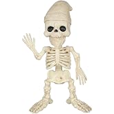 Seasons 12" Skeleton Gnome Figurine Halloween Decoration | for Crazy Bonez Skeleton Line