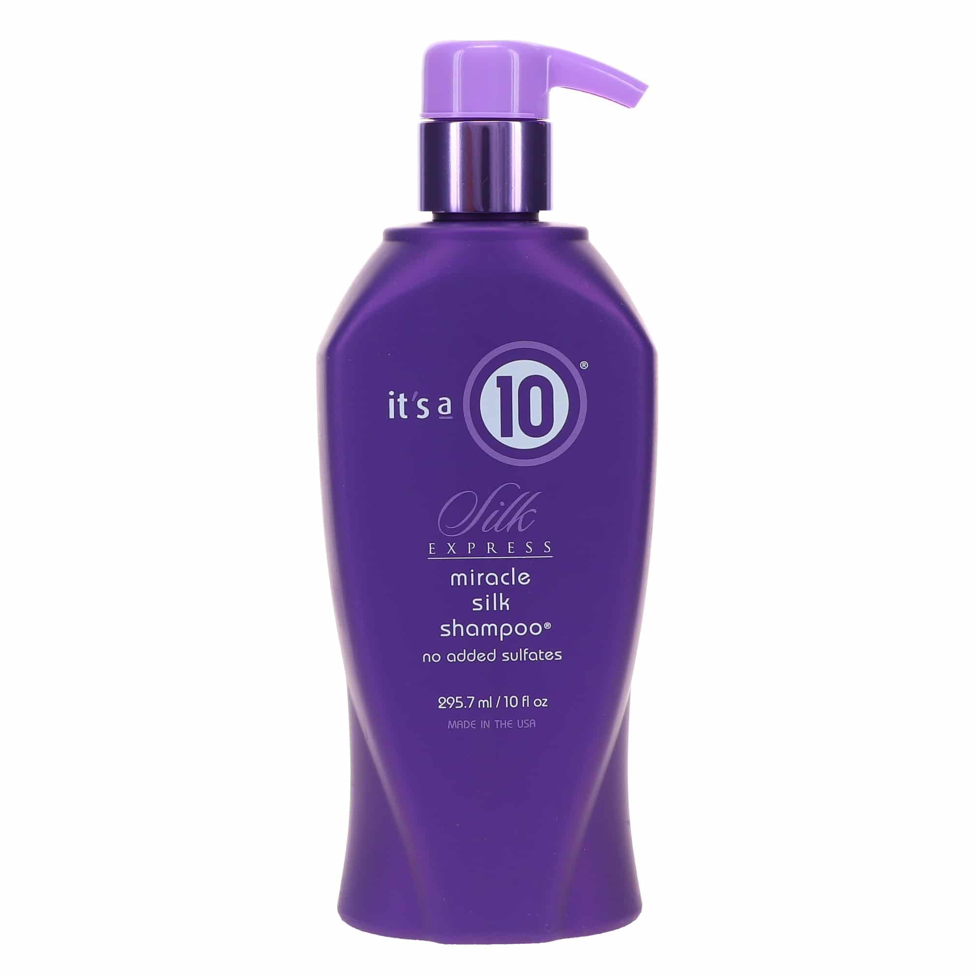 It's a 10 Haircare - Miracle Express Silk Shampoo, for Smooth and Shiny Hair, Daily Use, Natural Ingredients, 295ml, Unisex — image 1