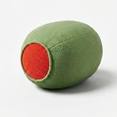 Snack Plushies Green Olive Plush, Soft &amp; Huggable Food Pillow | Cute food inspired stuffed animal, Decorative throw pillow for bed and couch, Gift for food and drink lovers