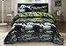 HIG 3D Bed Sheet Set -4 Piece 3D Panda Mom and Kids in Forest Printed Sheet Set Queen Size (Y29) - Soft, Breathable -Includes 1 Flat Sheet,1 Fitted Sheet,2 Shams
