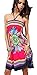 Honeystore Women's Boho Sunflower Print Summer Hawaiian Beach Casual Dress