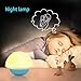 Veesee Portable Dimmable Mushroom Colorful Night Light Include USB Cable Tap Sensor Three Modes Softlight Nightlights for Children Nursery Outdoor Camping (Blue)