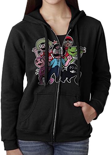 NEW Women FILTHY FRANK Head Hoodie Sweatshirt Winter Full Zipper Side Pockets
