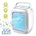 Personal Space Air Conditioner, Mini Portable Desktop Fan Personal Misting Table Fan Small Evaporative Air Cooler Circulator Humidifier for Office, Dorm, Room, Outdoor