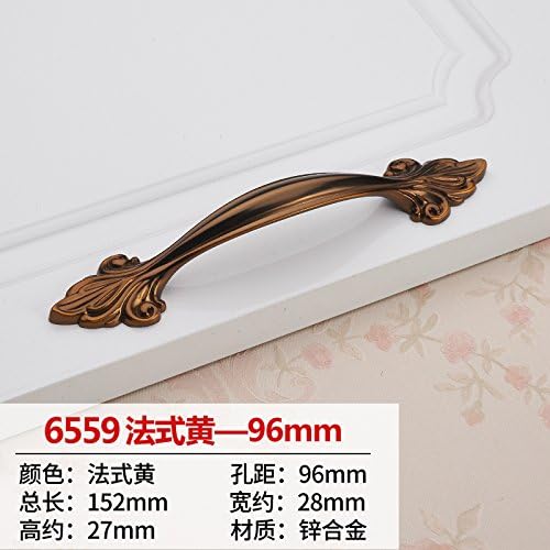 DaMonicv Continental French Wong handle Chinese drawer handle cabinets small handle shoe cabinets closet door handle hardware 96mm