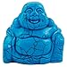 rockcloud Healing Crystal Gemstone Carved Laughing Happy Buddha Feng Shui Figurines Wealth and Good Luck 1.5