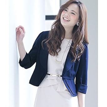 Amazon プールヴー Pourvous ボレロ 結婚式 お呼ばれ対応