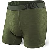 SAXX Blacksheep Boxer Brief, M, Olive Heather