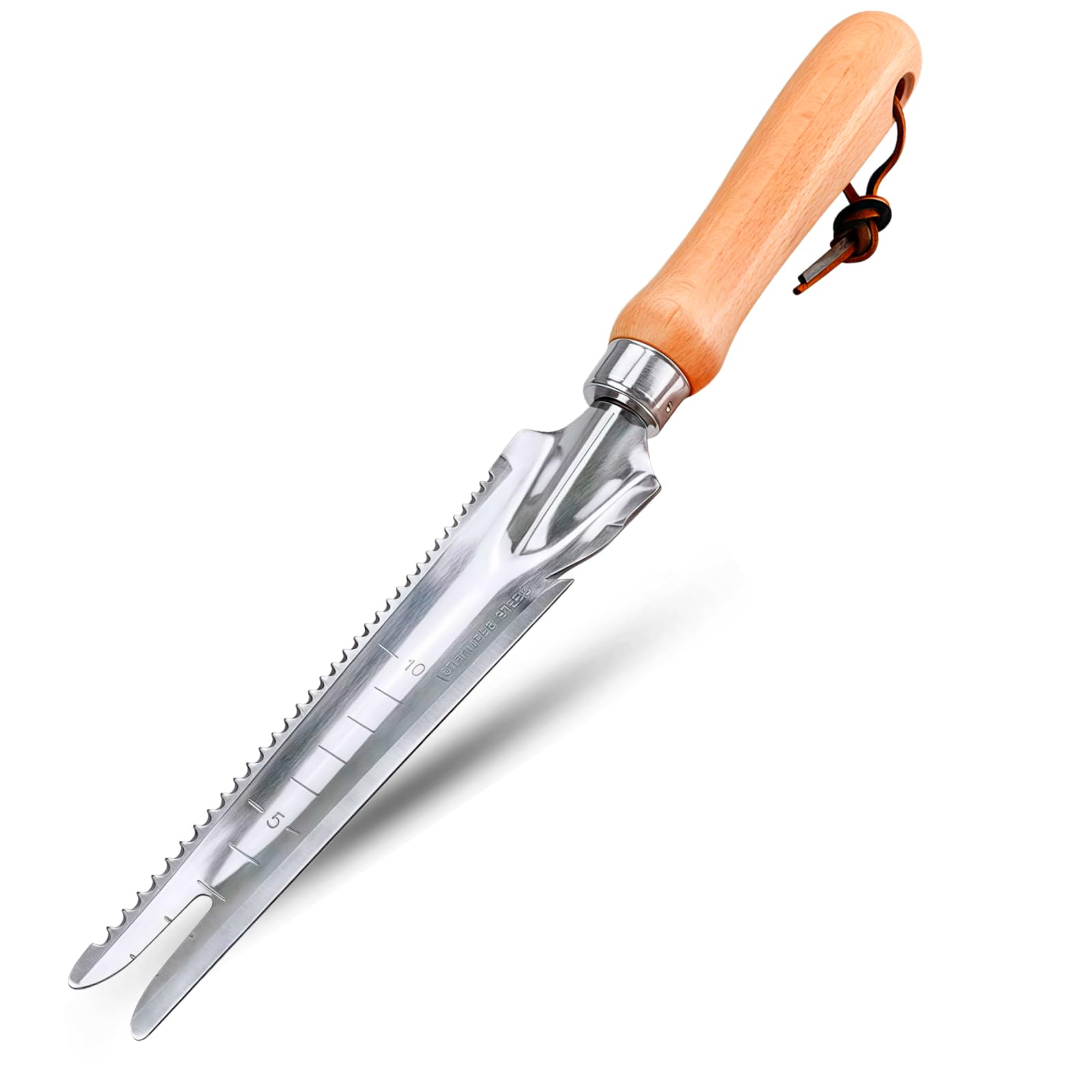 Weed Remover Tool Wooden Handle Manual Weeder Tool Weed Puller Garden Weeder for Garden Digging Transplanting Weeding Grass, Hand Weed Puller for Yard Patio Lawn Transplant