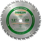 Oshlun SBW-120028 12-Inch 28 Tooth ATB Ripping Saw
