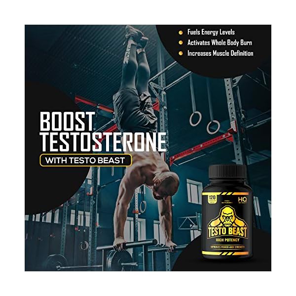 Test-Booster-for-Men-120-Capsules-Magnesium-Zinc-and-Vitamin-D-Vegan-Made-in-The-UK-GMP-Approved-New-Formula-Beast-and-Bulk-Nutrition Test Booster for Men | 120 Capsules | Magnesium, Zinc and Vitamin D | Vegan | Made in The UK | GMP Approved | New…