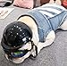 ShopTrend Dog Hat with Goggles, Riding Bike Doggie Cap (Small, Black)