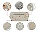 Travelambo Money Belt RFID Blocking Travel Wallet Passort Holder With Bonus RFID Sleeves Minimalist Wallet (RFID sleeves beige)