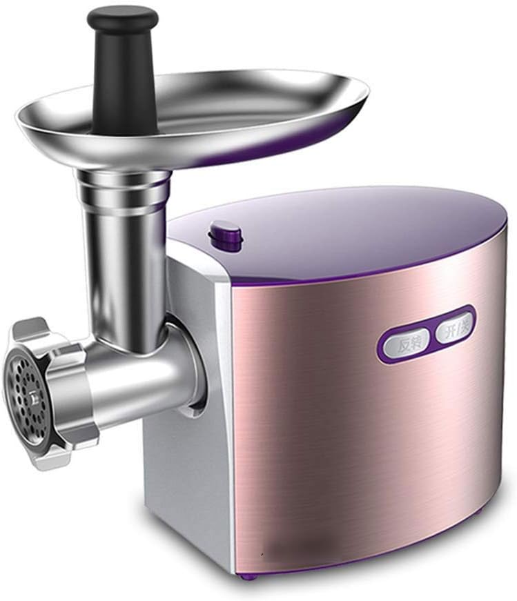 TJLbb Grinder Electric Sausage Stuffer Make - Meat Mincer with 3 Grinding Plates and Sausage Stuffing Tubes for Home Use &Commercial