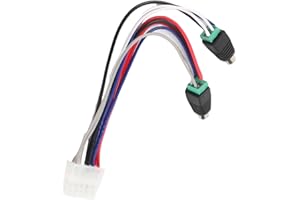 Aoaoy Precise 10 Pin Plug Power Input Wire Harness Enhancing Performance for Dual TBX10A Amplifier DIY Speaker Upgrades for C