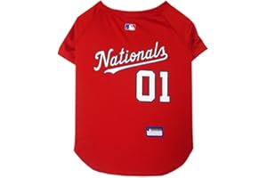 DOGGIENATION MLB Washington Nationals Dog Jersey Large