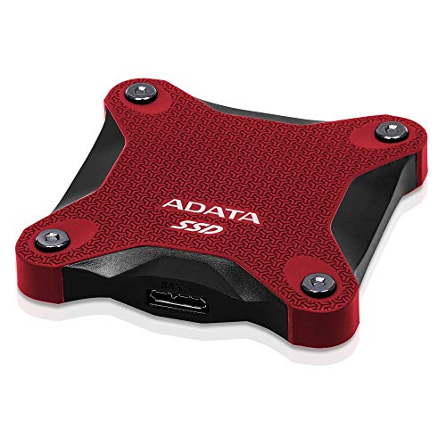 ADATA Entry Series SD600Q: 240GB Red External SSD USB 3.1 Xbox & PS4 Compatible