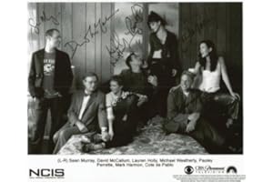 NCIS Full Cast Signed Laughing CBS Paramount Studio Reprint 8 x 10 Photo