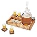 Handcrafted Small Batch Beer Making Home Brewing Kit with Coasters and Sampler Glasses