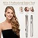 Hair Straightener, Curling Iron 2 in 1 Tourmaline Ceramic Twisted Flat Iron, Fast Heating Hair Straighteners with LCD Display & Auto Shut-Off, Adjustable Temperature for All Hair Typesthumb 4