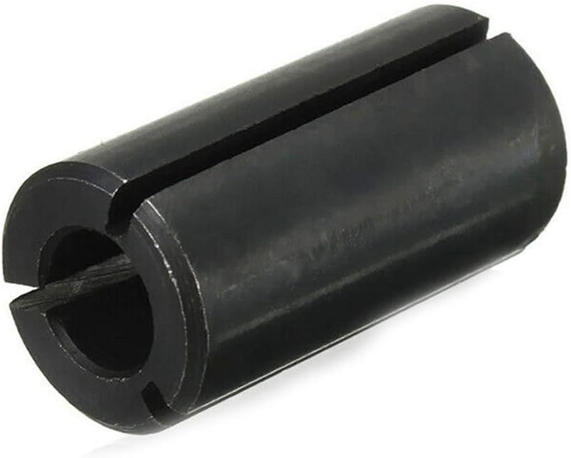 1/2" to 1/4" Router Collet Reduction Sleeve Tool Bit - A3 Carbon Steel Black - Image 3