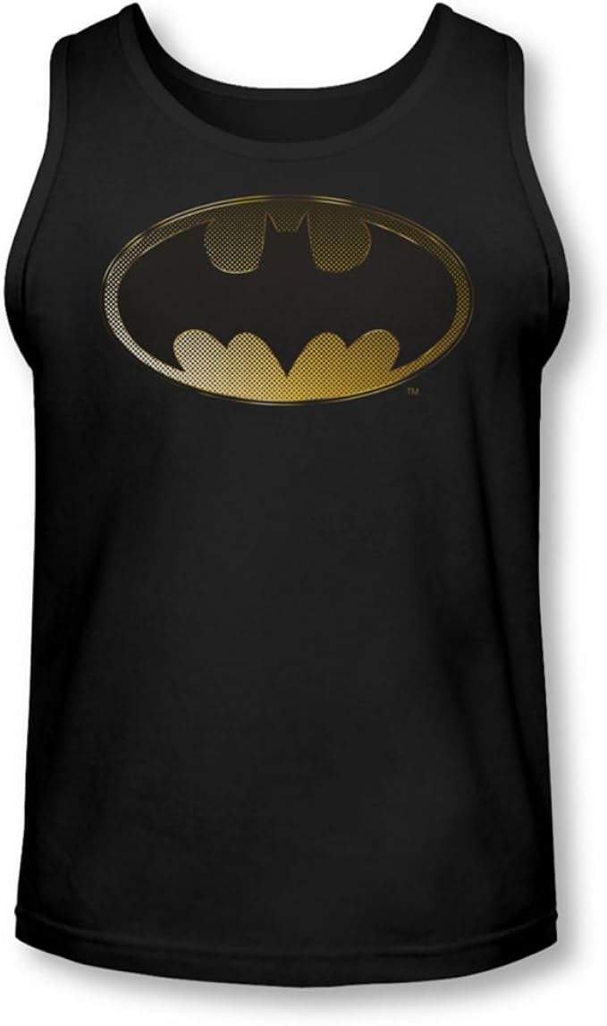 Batman Mens Halftone Bat TankTop Amazon.co.uk Clothing