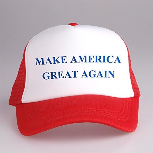 Make America Great Again Trucker Cap Hat White and Red CPT-011