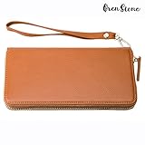 Oren Stone RFID Blocking Synthetic Leather Wallet for Women- Classic Long Clutch, Card Holder Purse Excellent Credit Card Protector